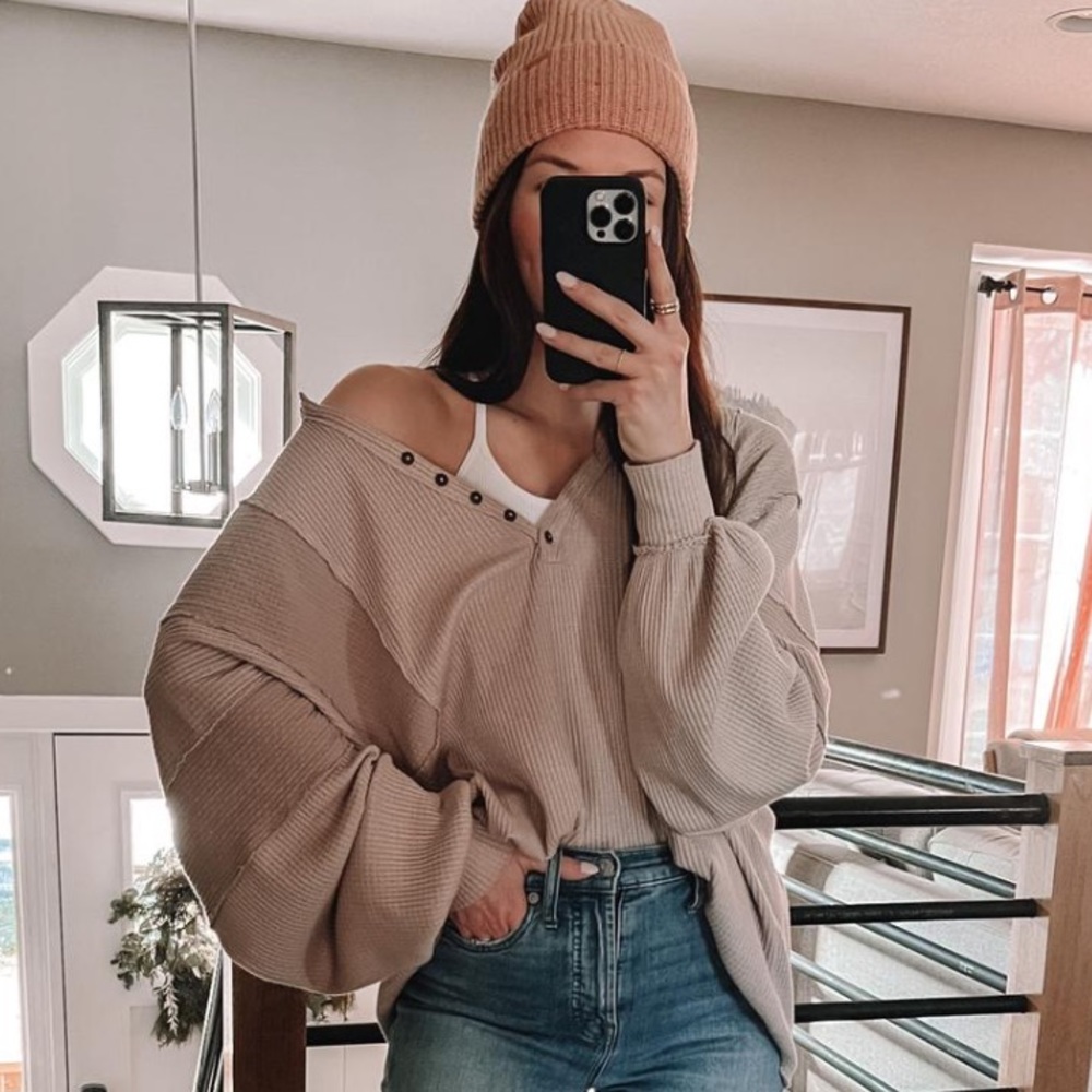 Oversized Henley